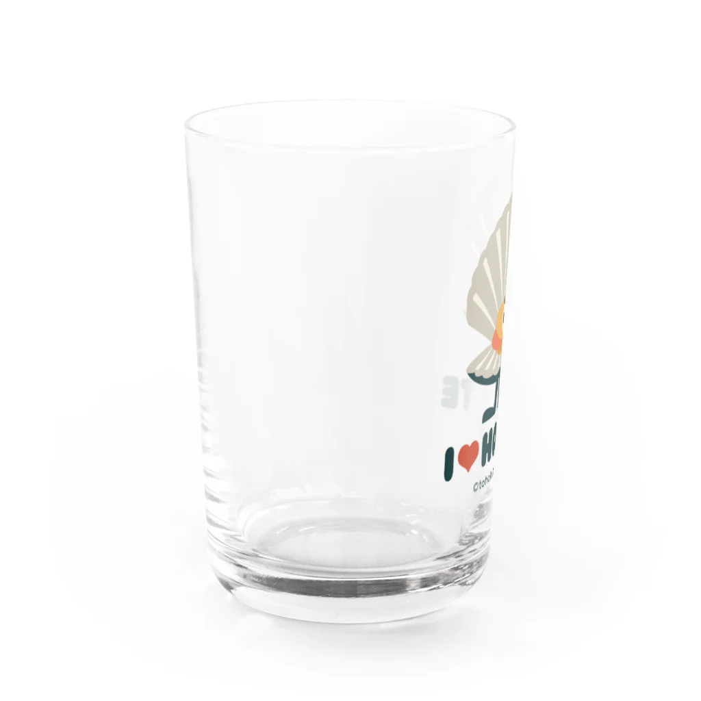 YoakeNecoのほたてんてん　東北☆家族 Water Glass :left