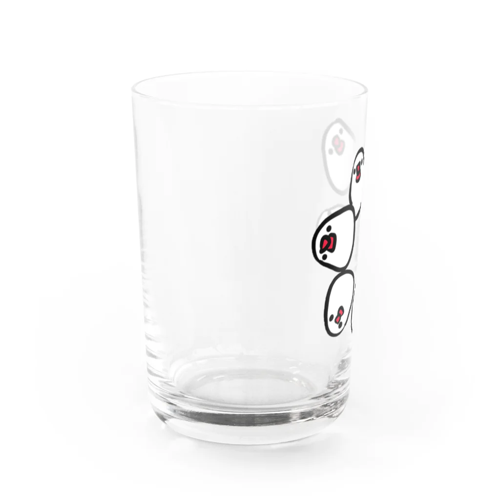 おさとうとおしおのぶん・で・リング Water Glass :left