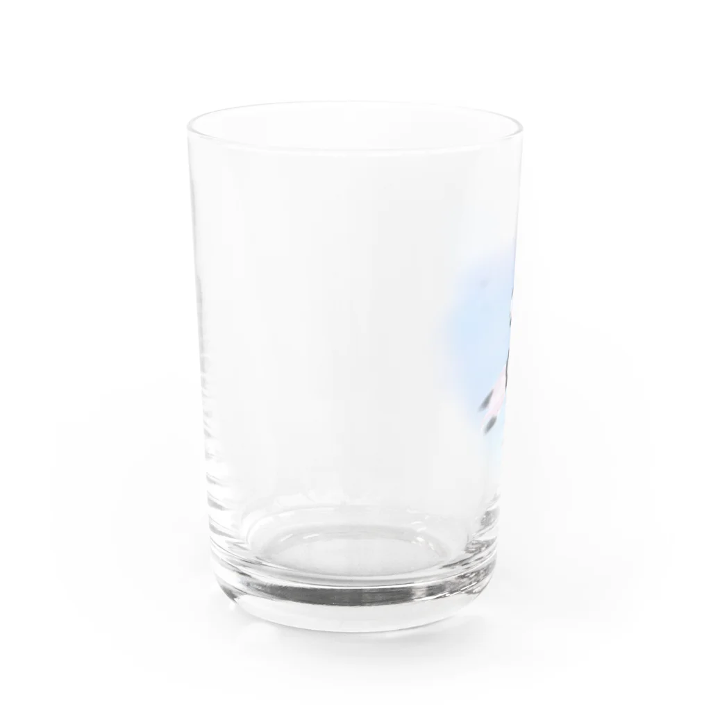 ぱすてらむぎこの双子の赤ちゃんパンダ Water Glass :left