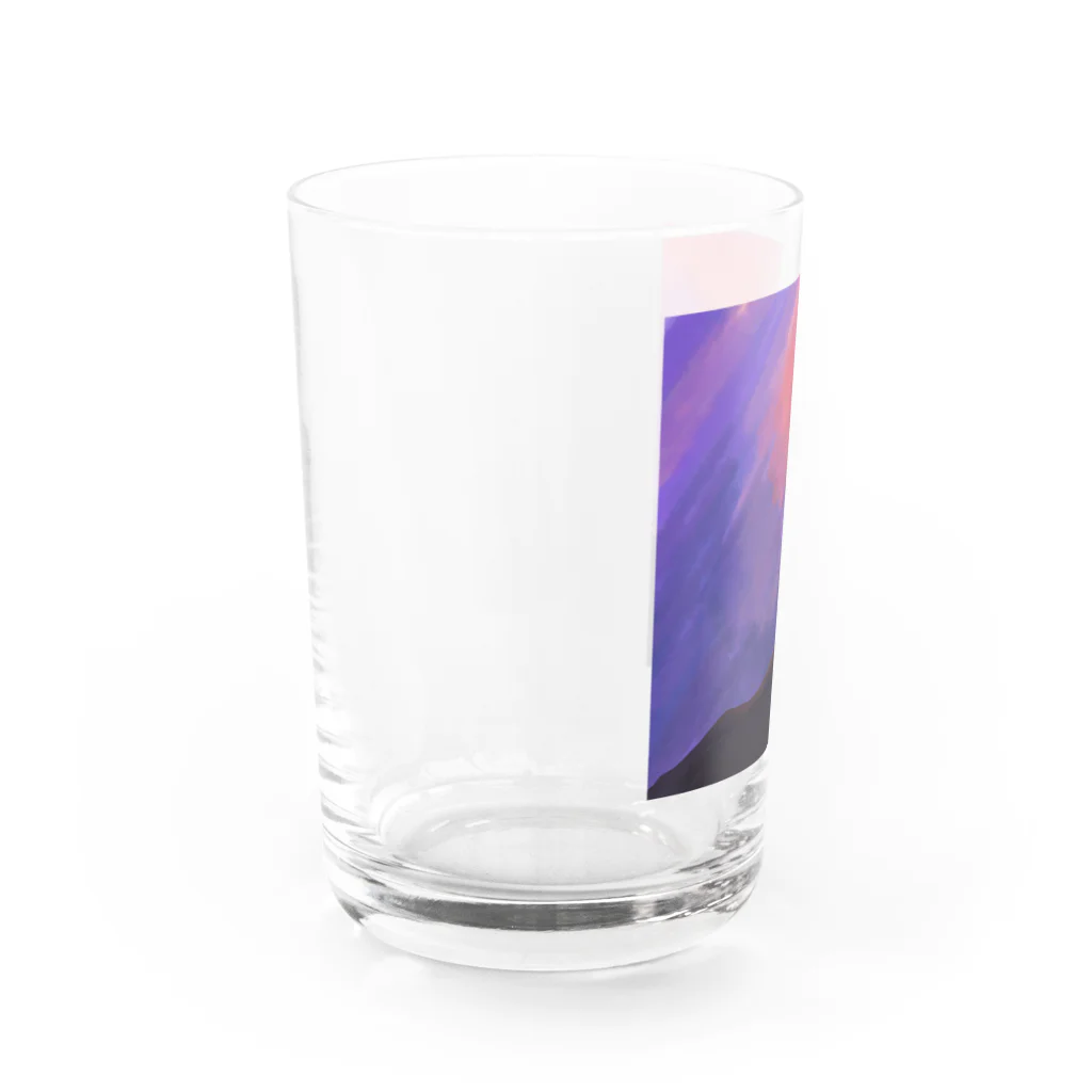 涼しい夏のもしも明日地球が滅亡したら。 Water Glass :left