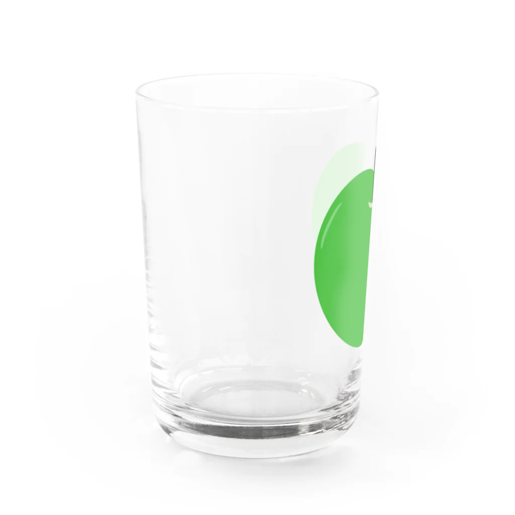 KANON21の大きな青りんご Water Glass :left