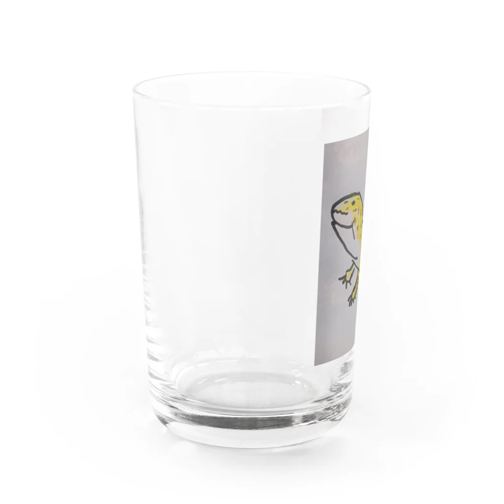 いきものショップのレオパードゲッコウのレオくん Water Glass :left