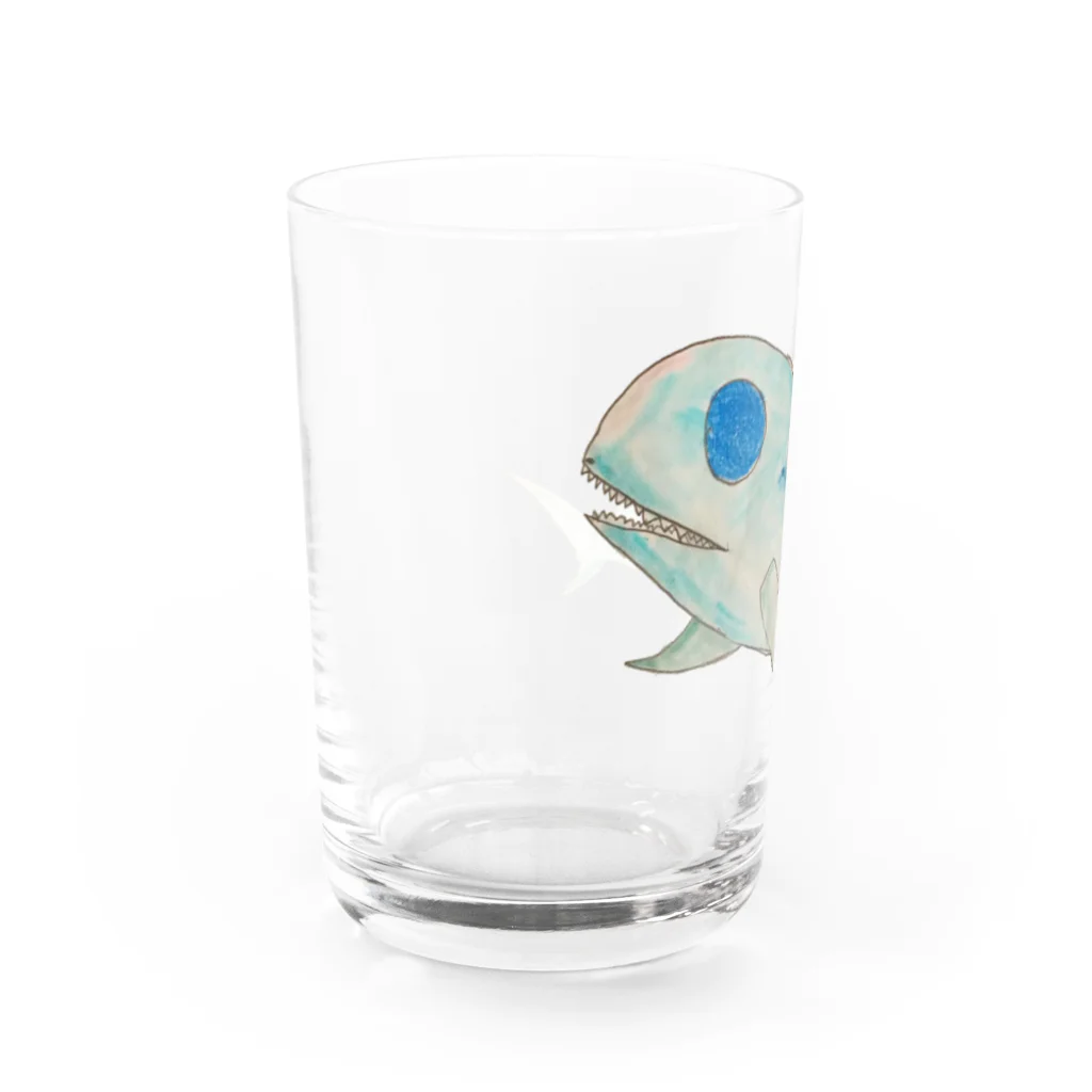 Shakoの夢のイルカ Water Glass :left