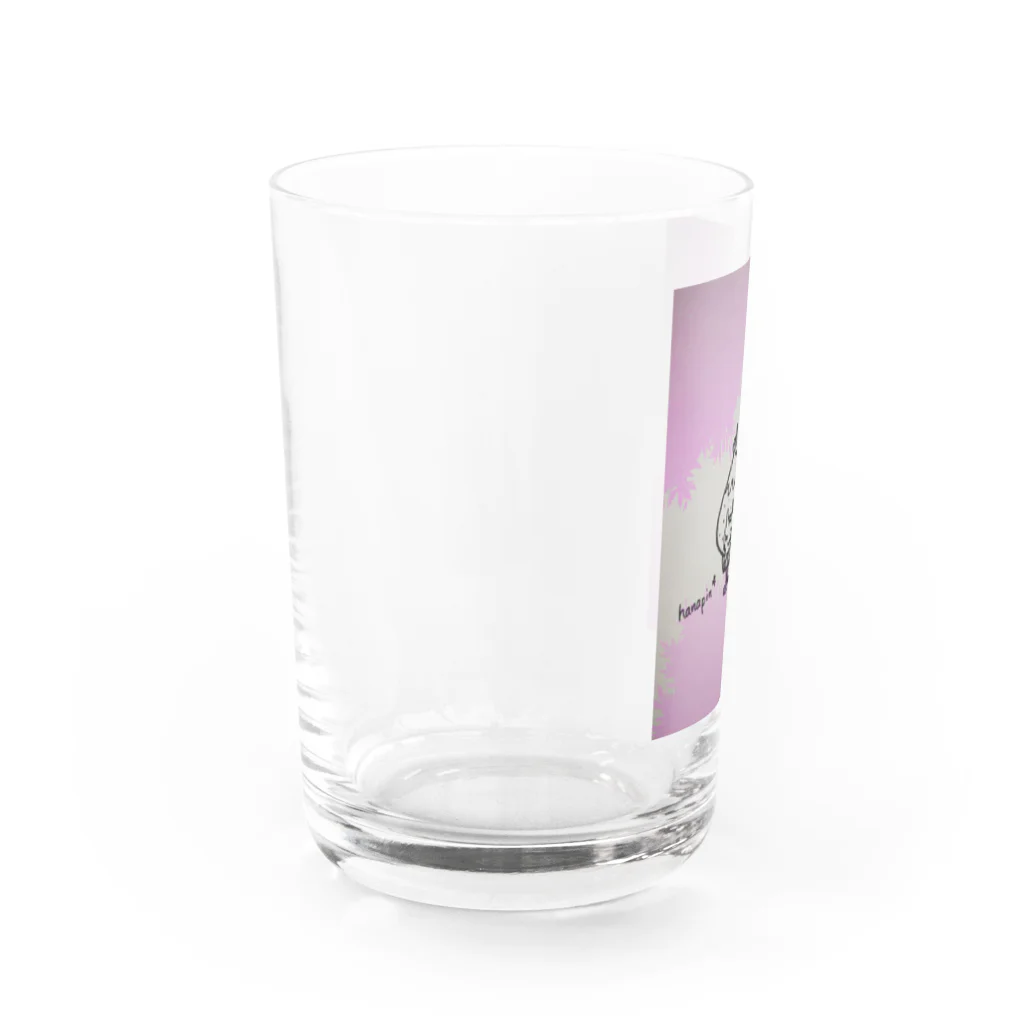 hanapinのかきごおりin猫。（PINK） Water Glass :left