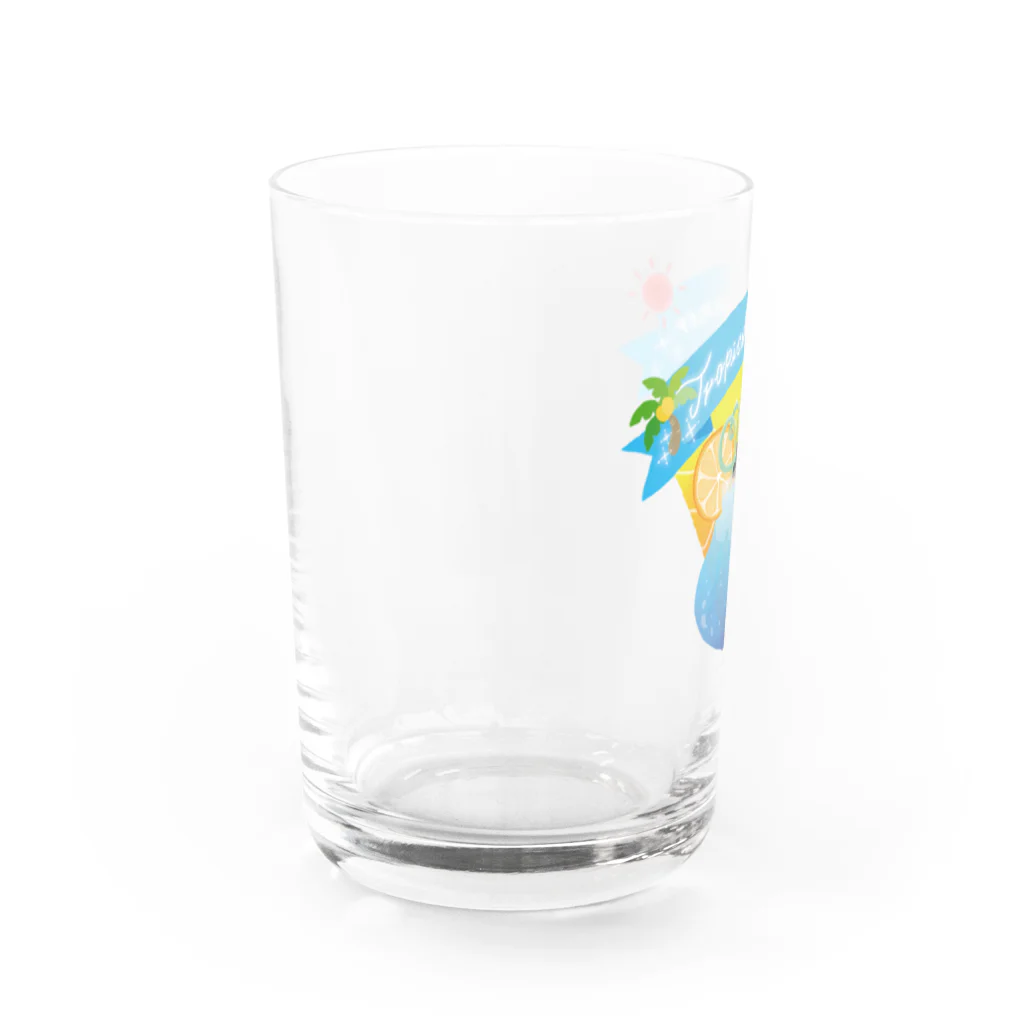 みずまめのとろぴかばぶぺんさまー Water Glass :left