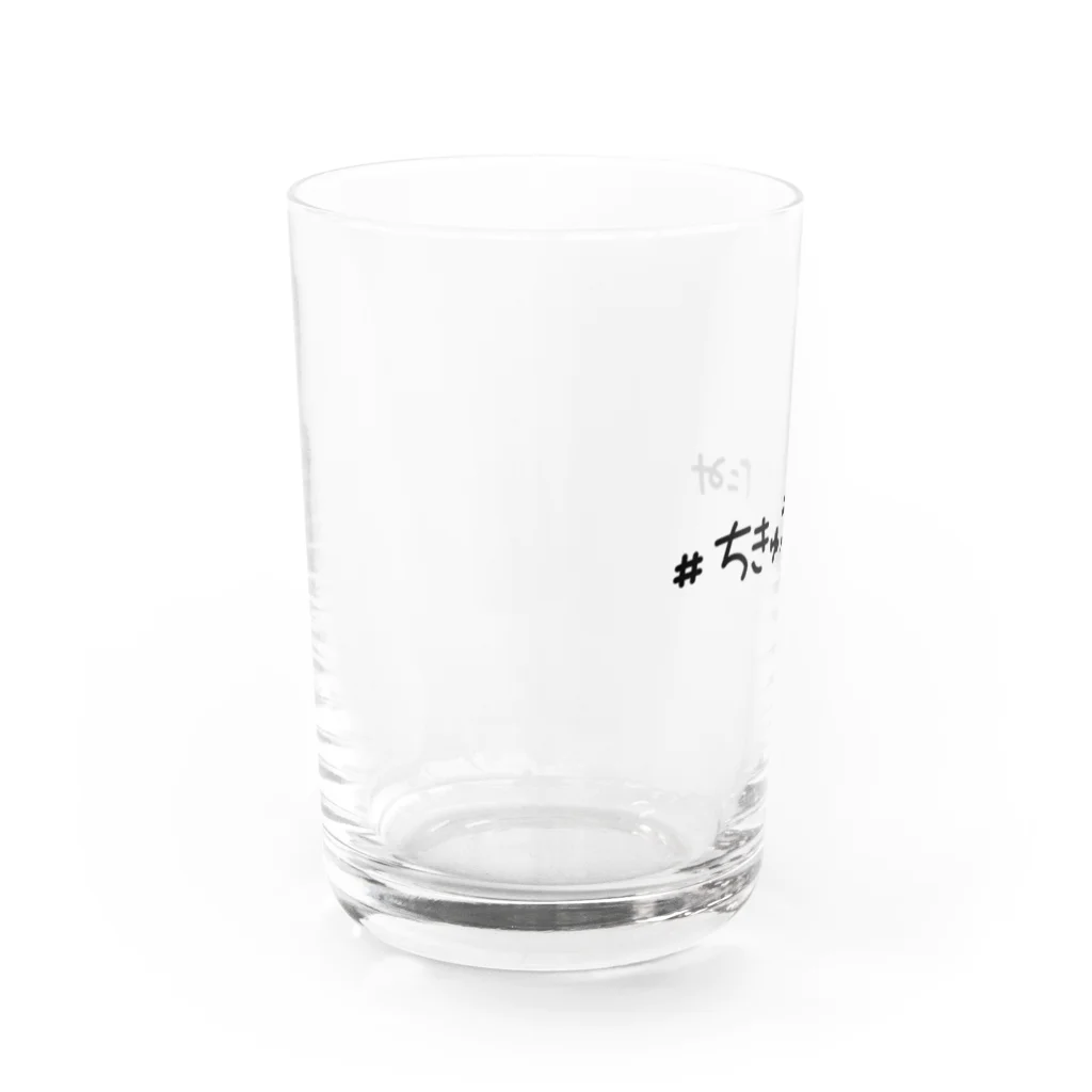 えむねこの#ちきゅう。のたみ グラス Water Glass :left