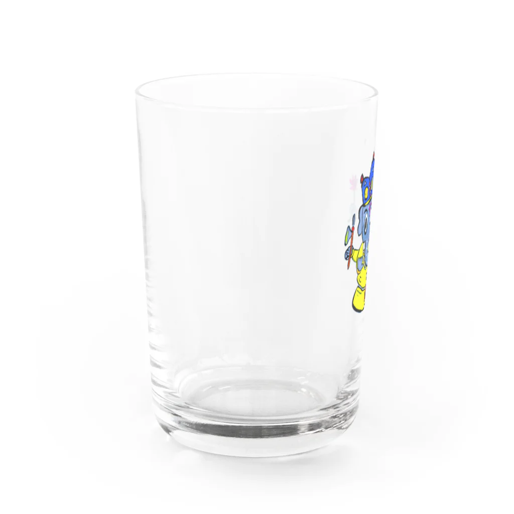 だるまキャットのガネーシャくん Water Glass :left