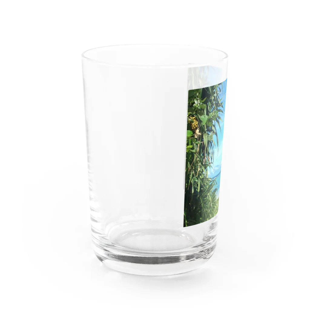 Haction_elseの離島　小径を抜けて・・・ Water Glass :left