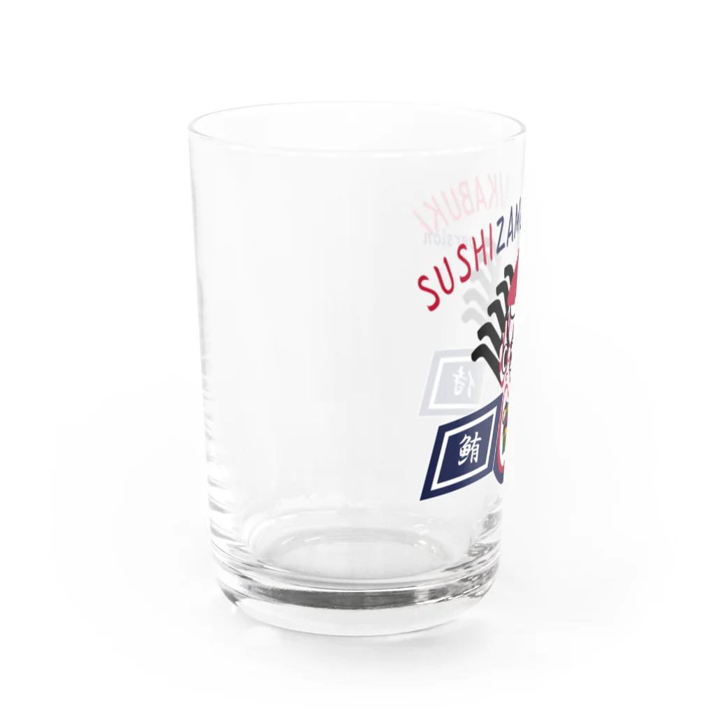 キッズモード某のすしざむらいカブキバージョン Water Glass :left