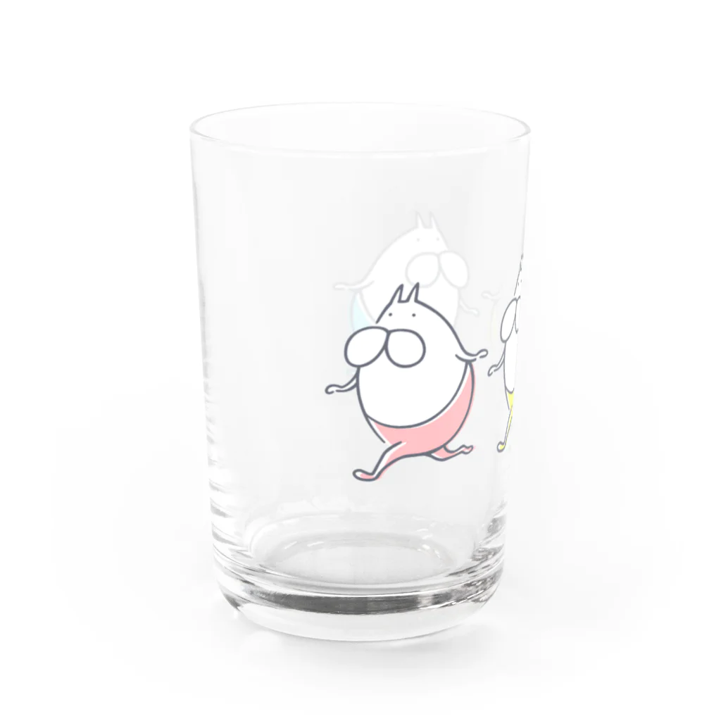 くらきち ONLINE SHOPのねこタイツ ランラン Water Glass :left