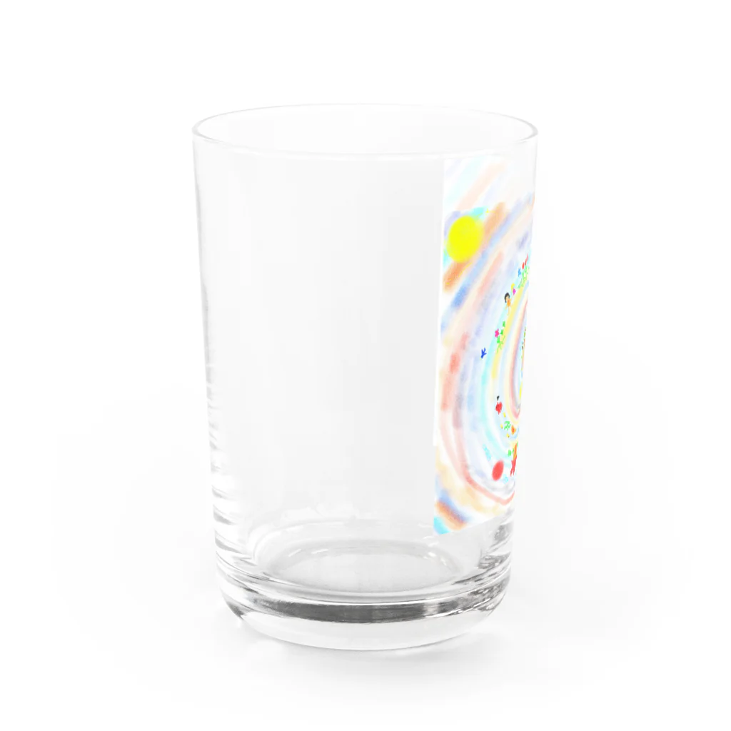 smallpointの永遠の地球 Water Glass :left