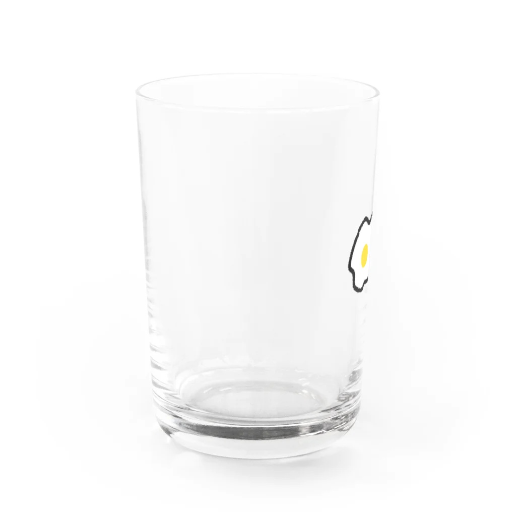 ゆる絵グッズのMEDAMAYAKI Water Glass :left