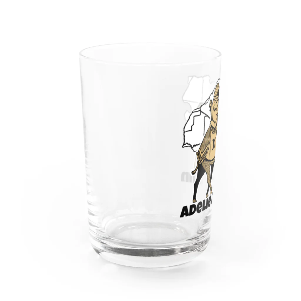 おざき たすく/mあわ/Ozaki Tasukuの砂漠商のアデリーペンギン Water Glass :left