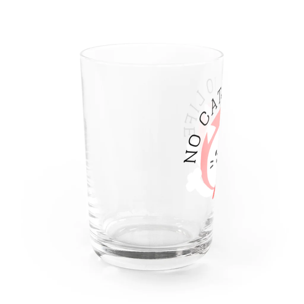 もちぱっちのノーキャットノーライフ Water Glass :left