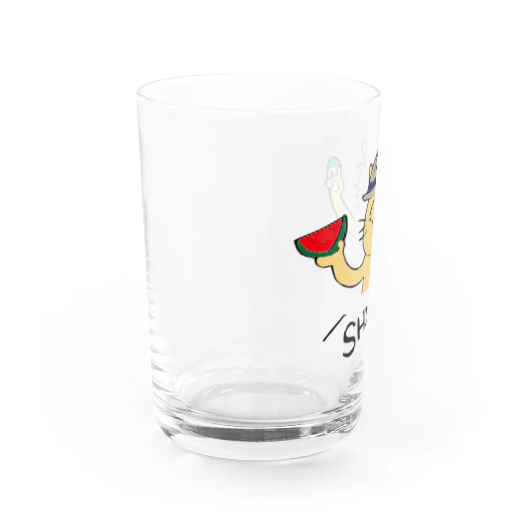 ムラセさんのどうぶつのスイカには塩！ Water Glass :left