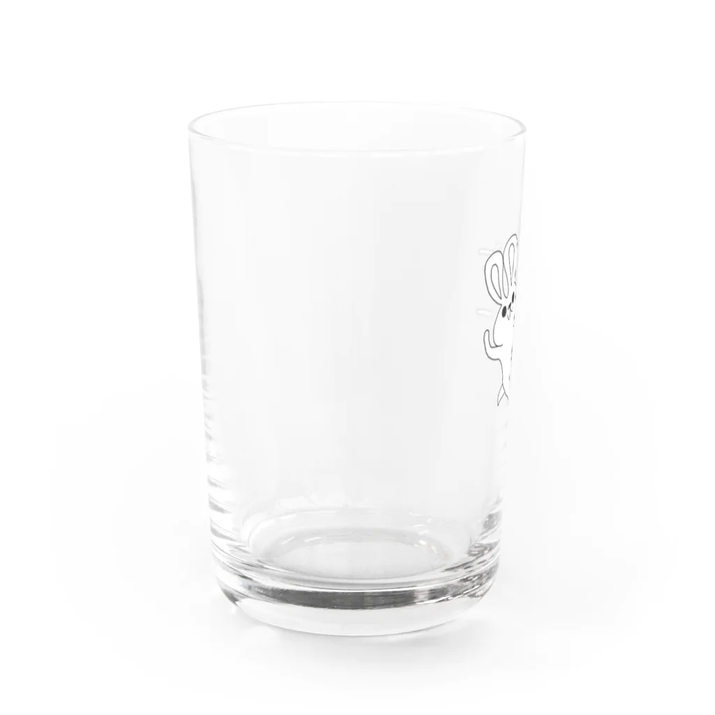 毛並みんのパワーオブパワー毛並みん Water Glass :left