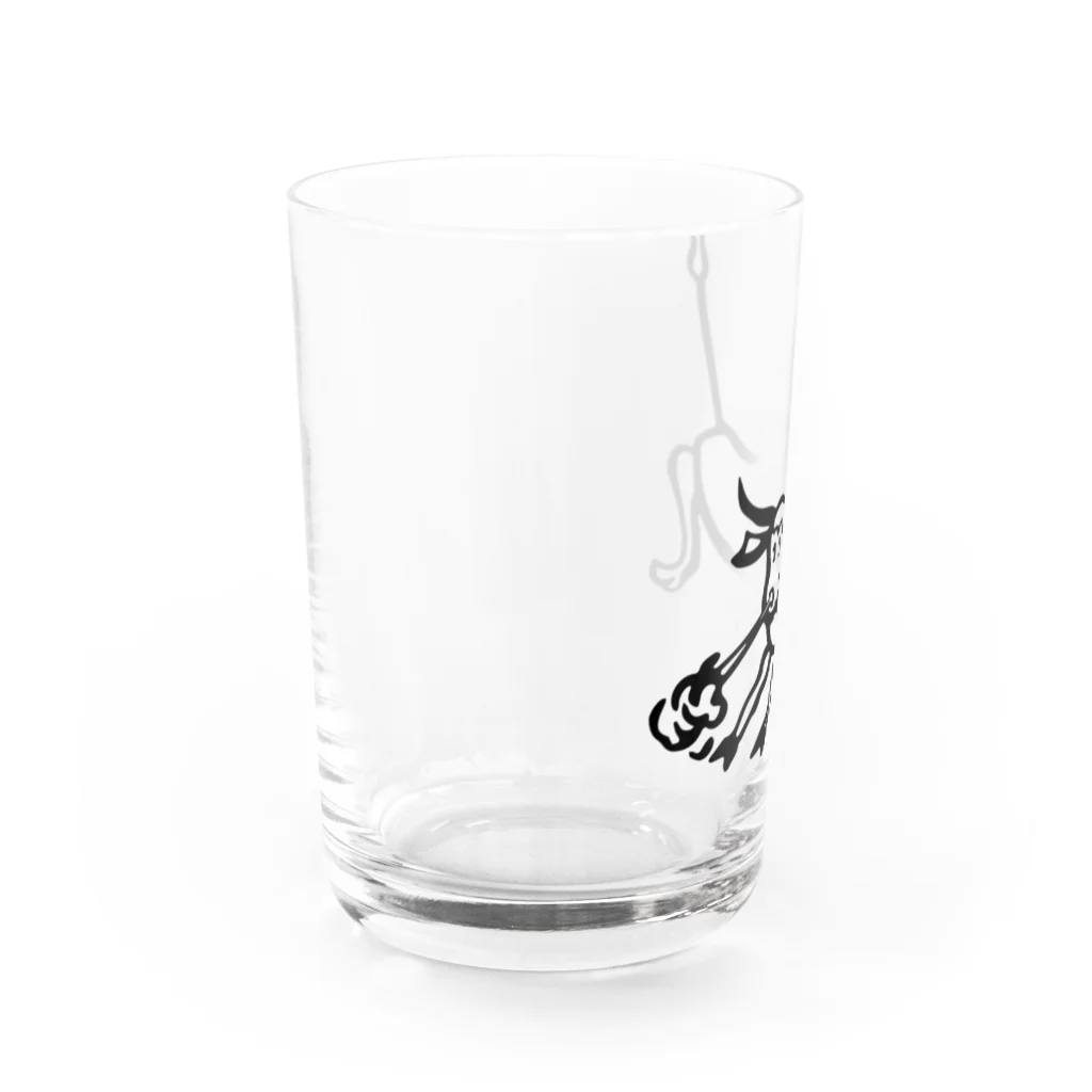 stereovisionの荒ぶる雄牛（Snorting Bull） Water Glass :left