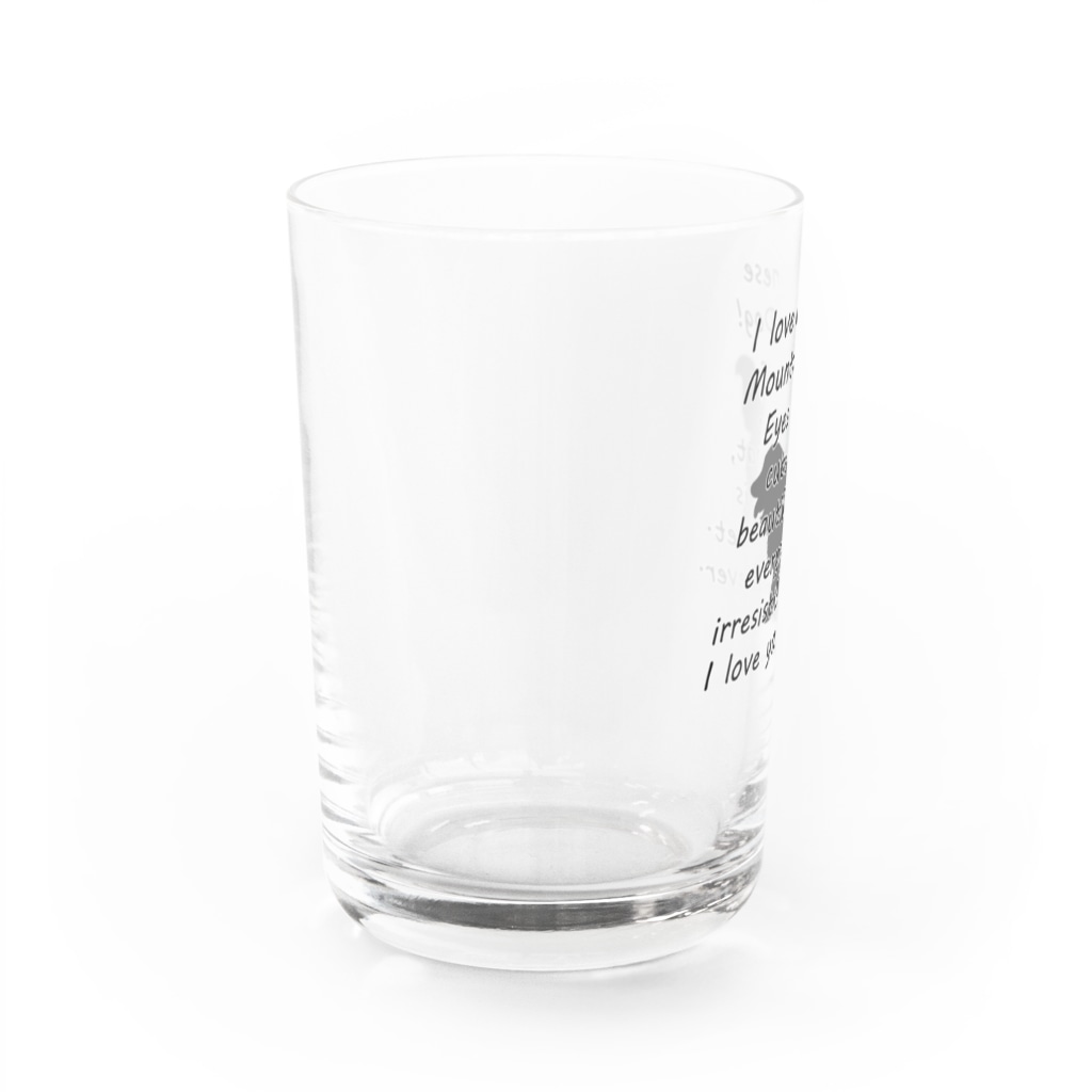 onehappinessのバーニーズ・マウンテン・ドッグ Water Glass :left