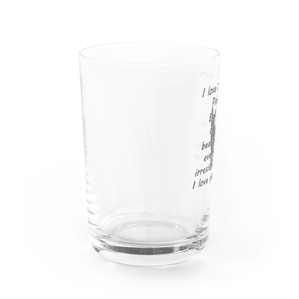 onehappinessのミニチュアピンシャー Water Glass :left