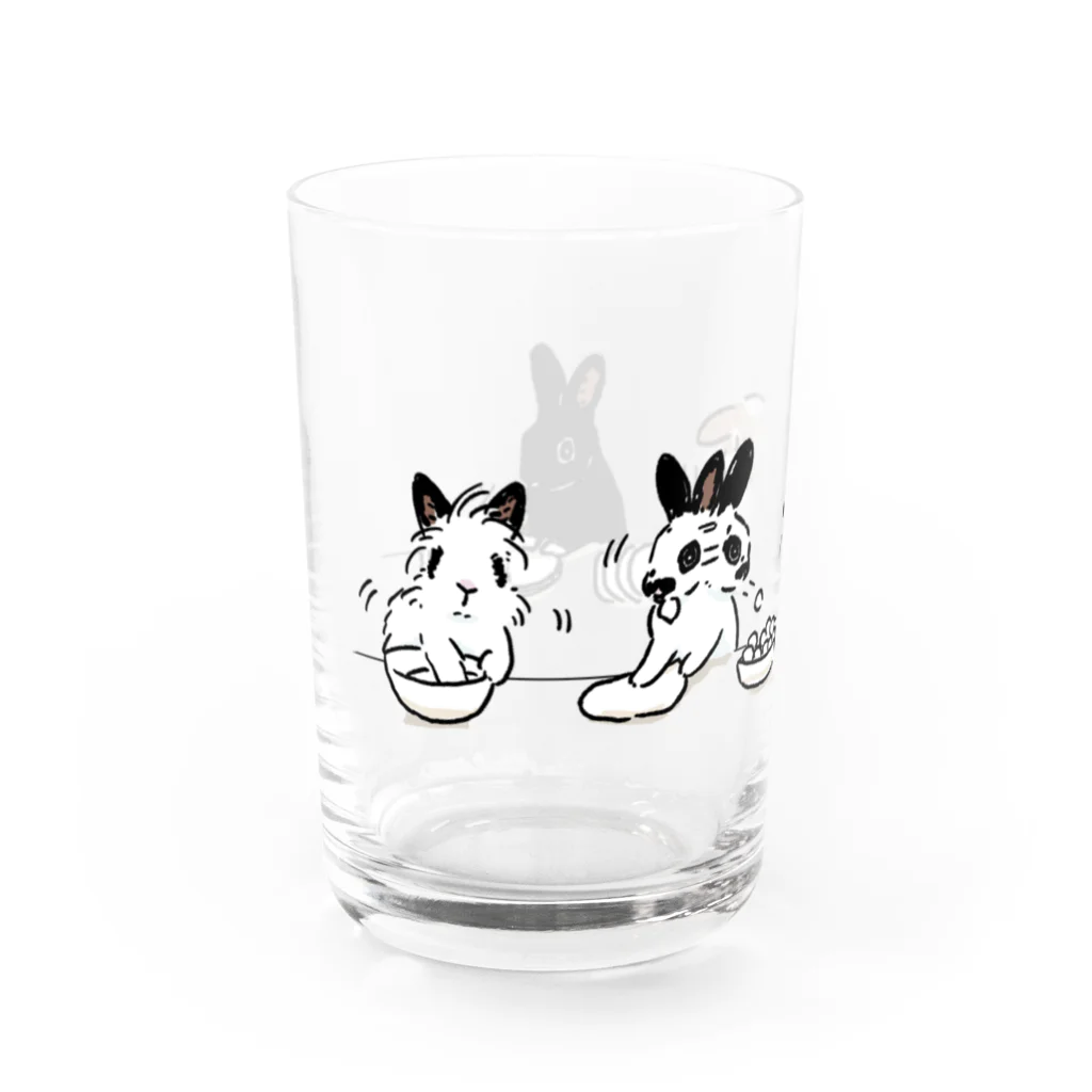 SCHINAKO'Sのラビッツのうさぎさんたち Water Glass :left