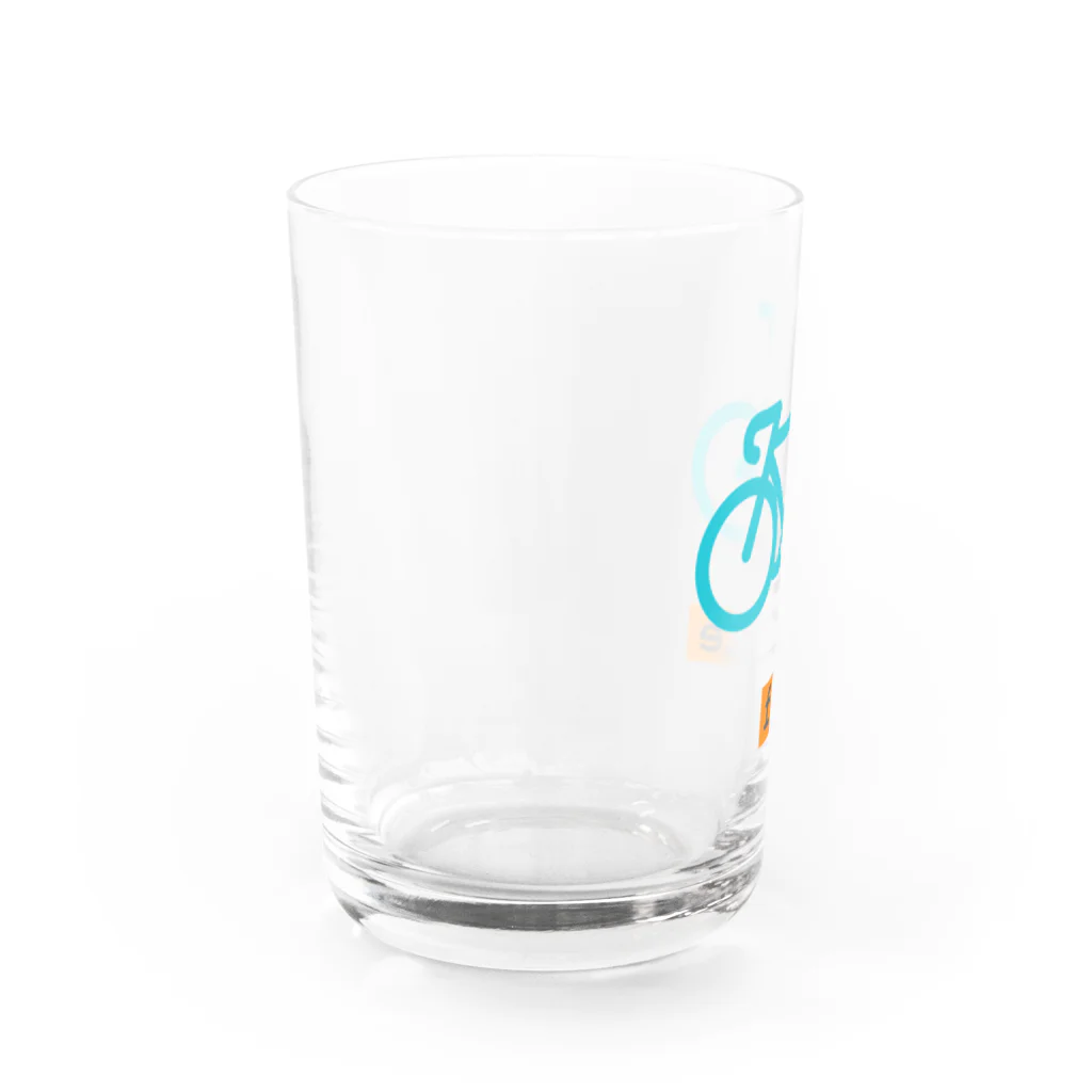 komgikogikoのピストバイク(シンプル) Water Glass :left