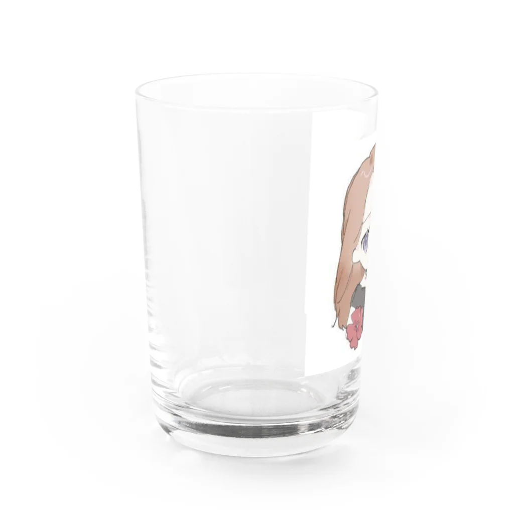 橘沙希のジュタドールグッズ Water Glass :left