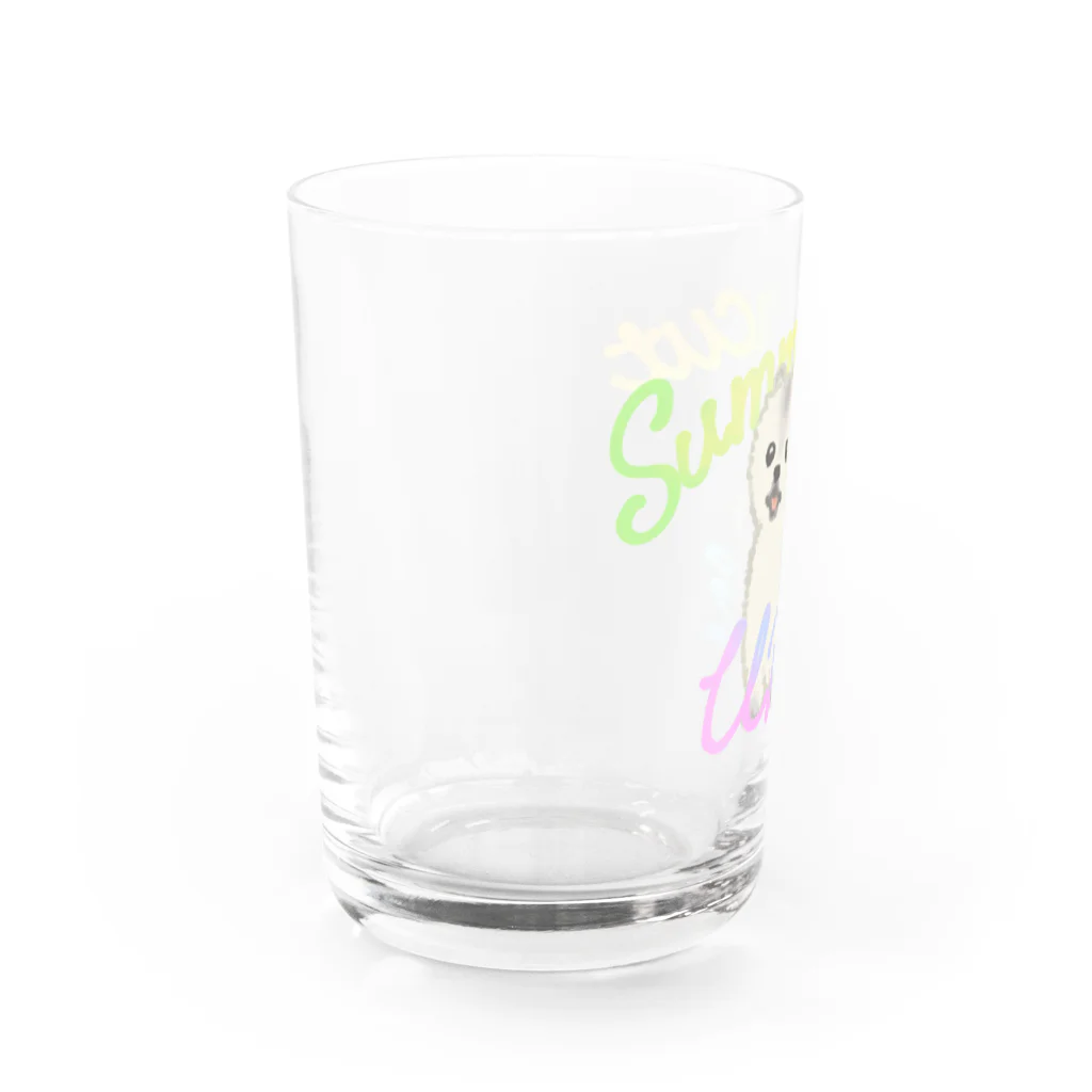 クボのサマーカットうに Water Glass :left