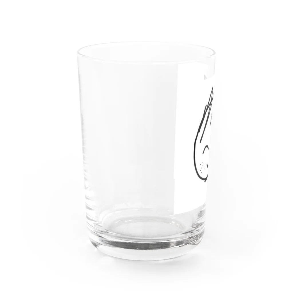 おハゲくんのお父ちゃんのおハゲくん Water Glass :left