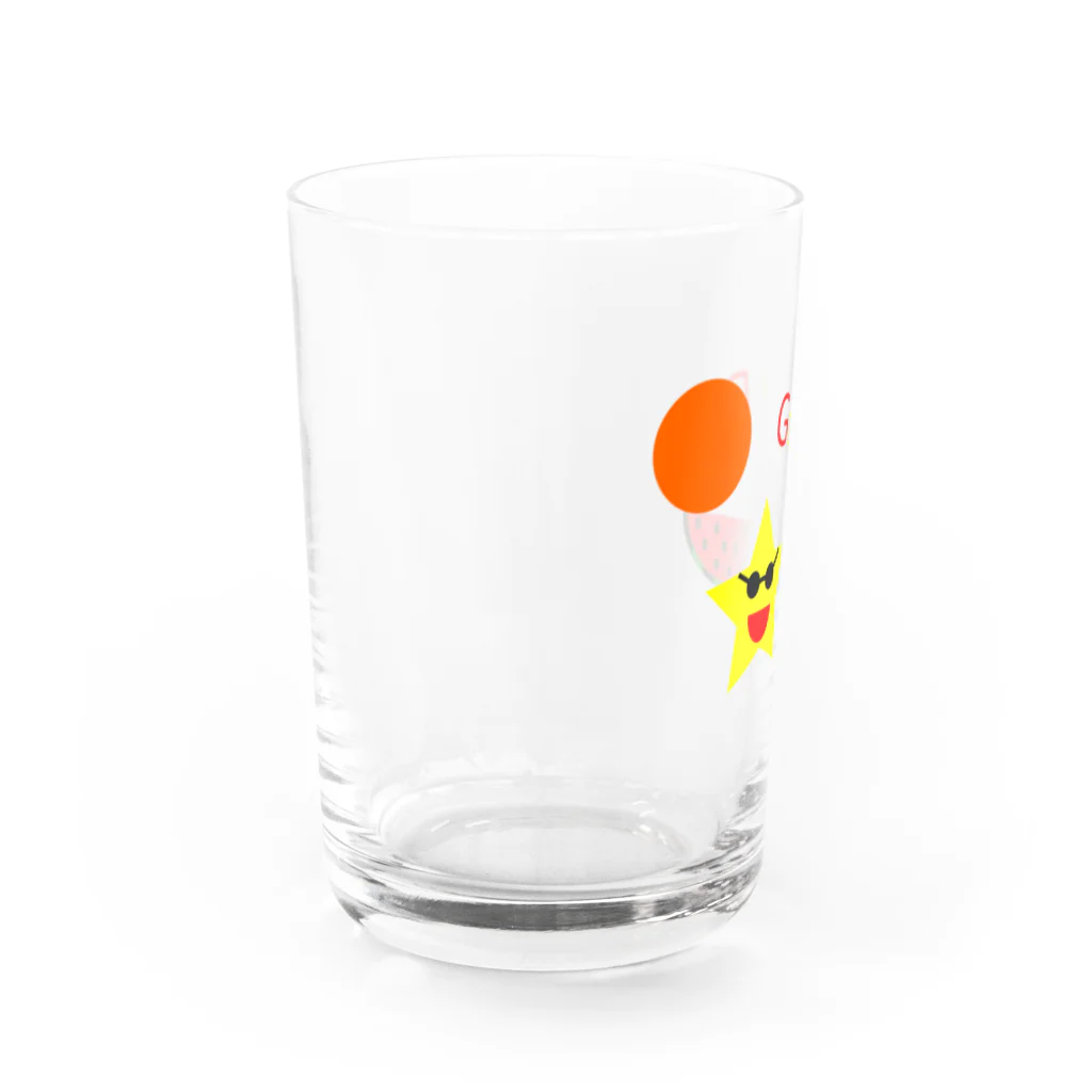 おれちゃん@人間失格のSummer 満喫スター Water Glass :left