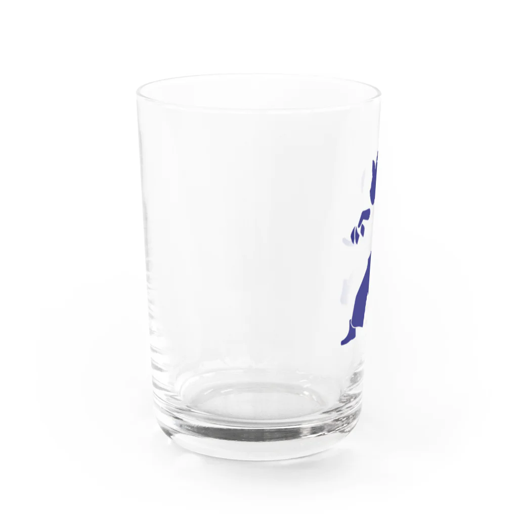 キャットＣのこうじょうけんがくのピクトグラムキャットC Water Glass :left