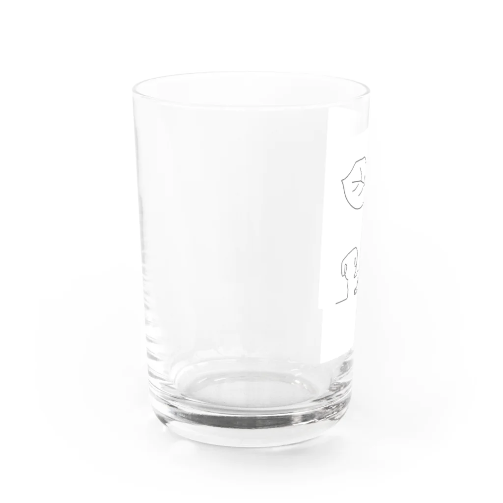 ゆるちゃん△のおさんぽしてるよ Water Glass :left