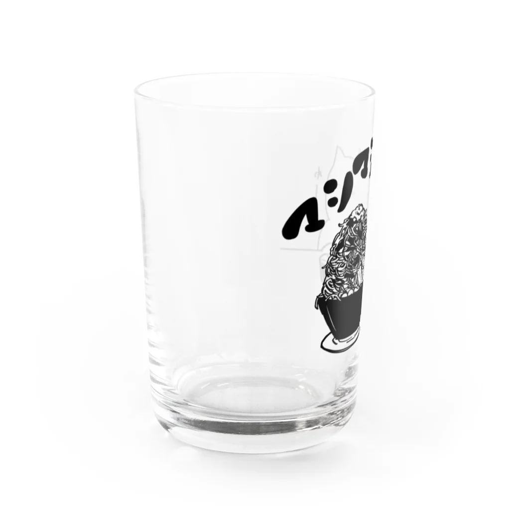 麺匠総本家のマシマシ Water Glass :left