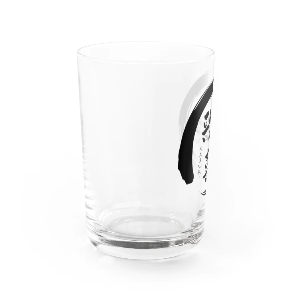 AcappelLabo オンラインショップの歌譜喜ロゴ Water Glass :left