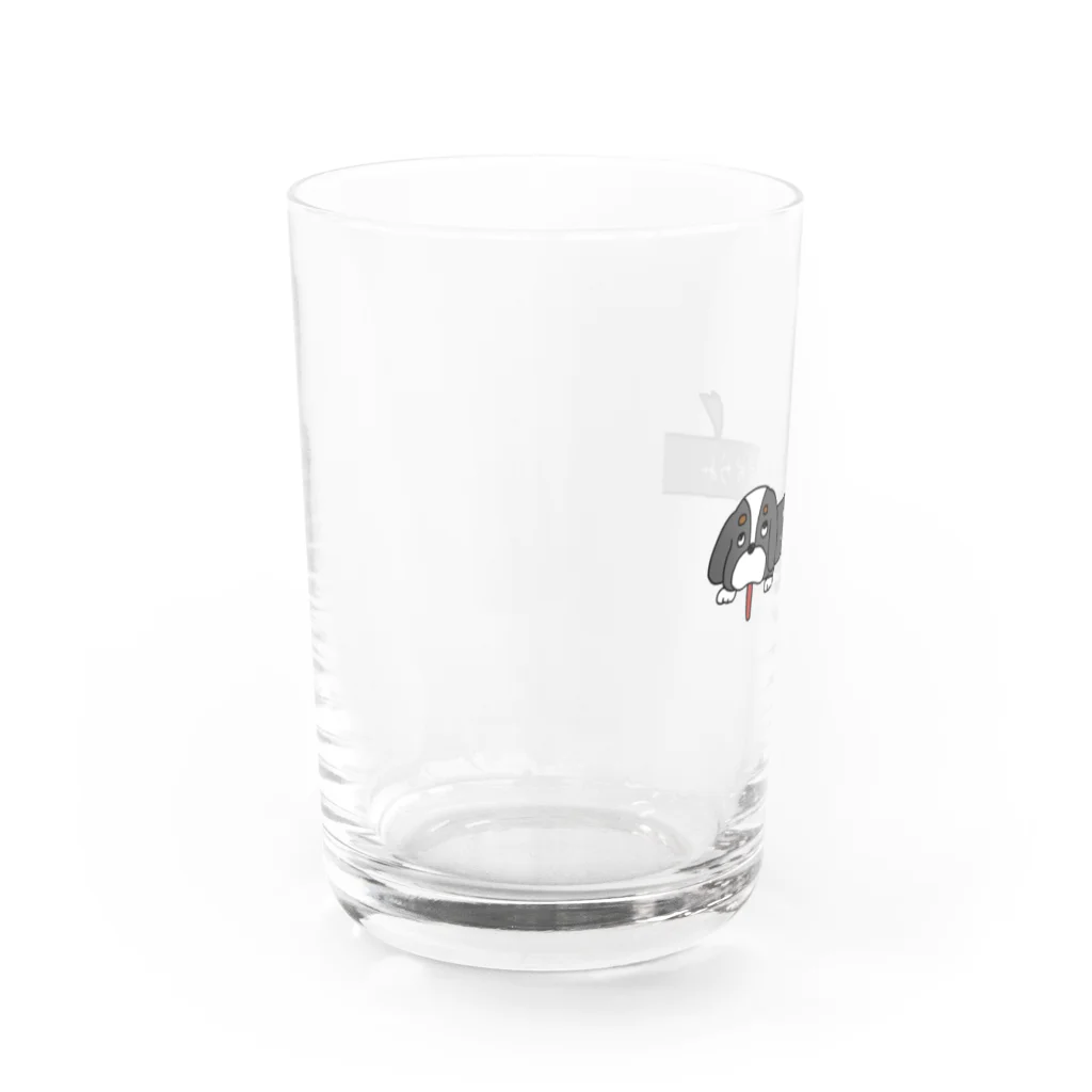 ジェニーとおおかみののびたいぬ Water Glass :left