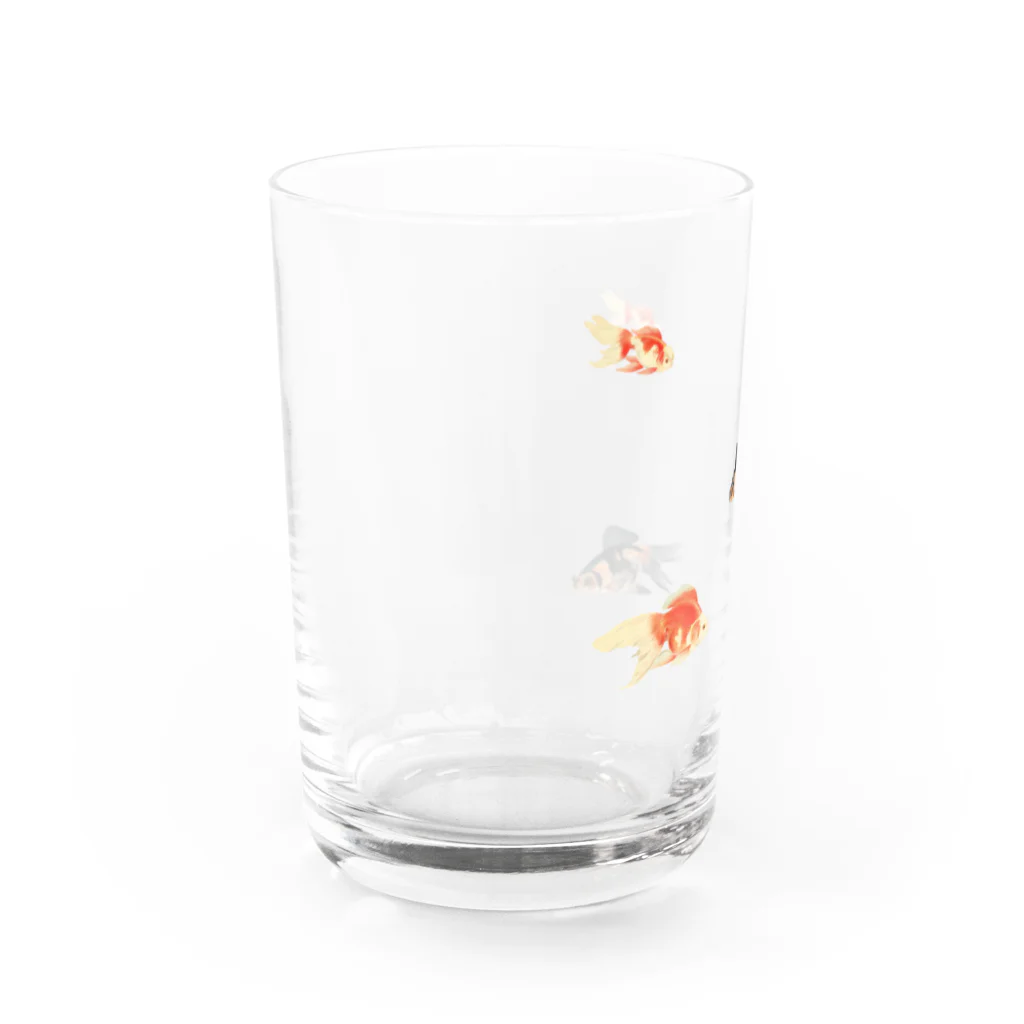 海賊猫 cocoの『夏祭り』 夏 琉金 金魚 金魚すくい 浮世絵 Water Glass :left