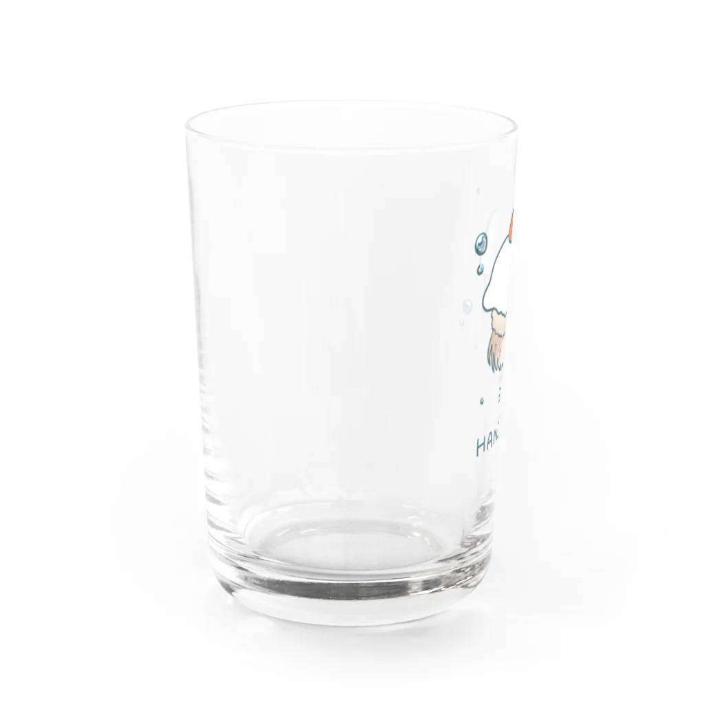 満月喫茶🌕雑貨店の目玉焼きクラゲの半熟くん Water Glass :left