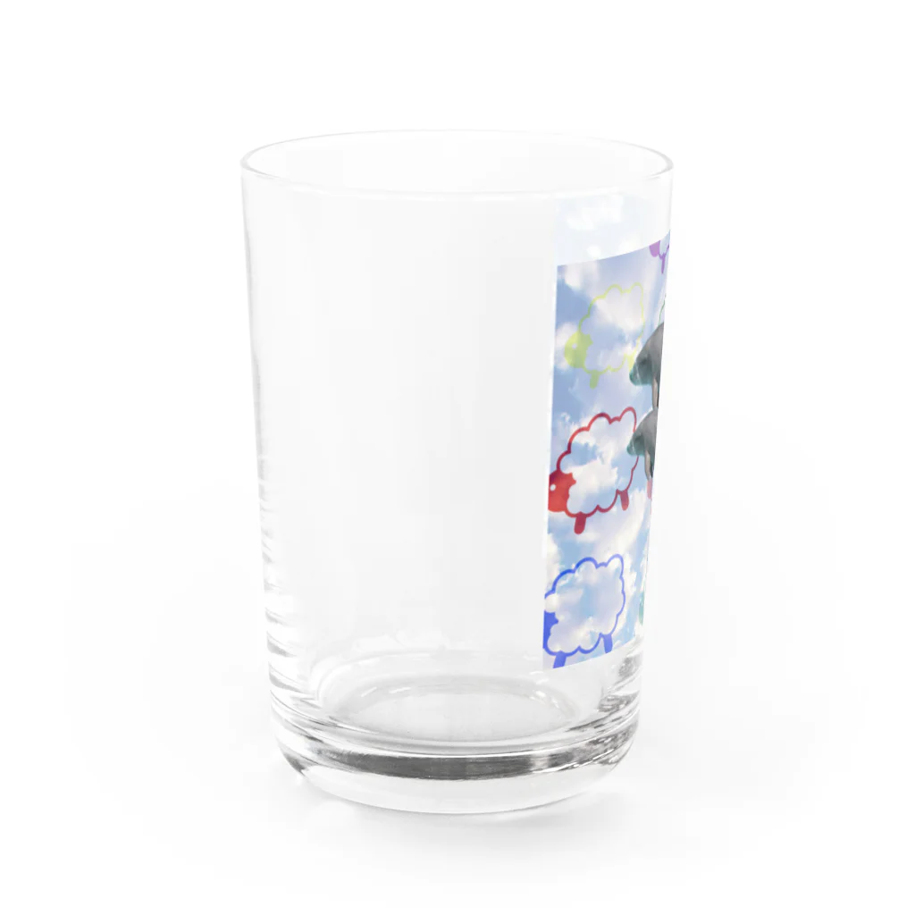 👑ＫＥＮ👑のイルカ🐬 Water Glass :left