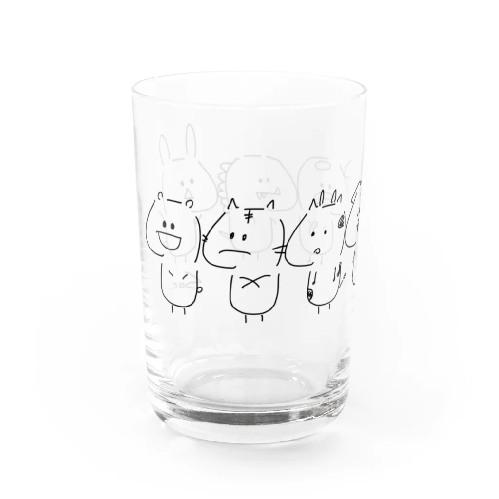 Sachi / 前向きアニマルずの前向きアニマルず Water Glass :left