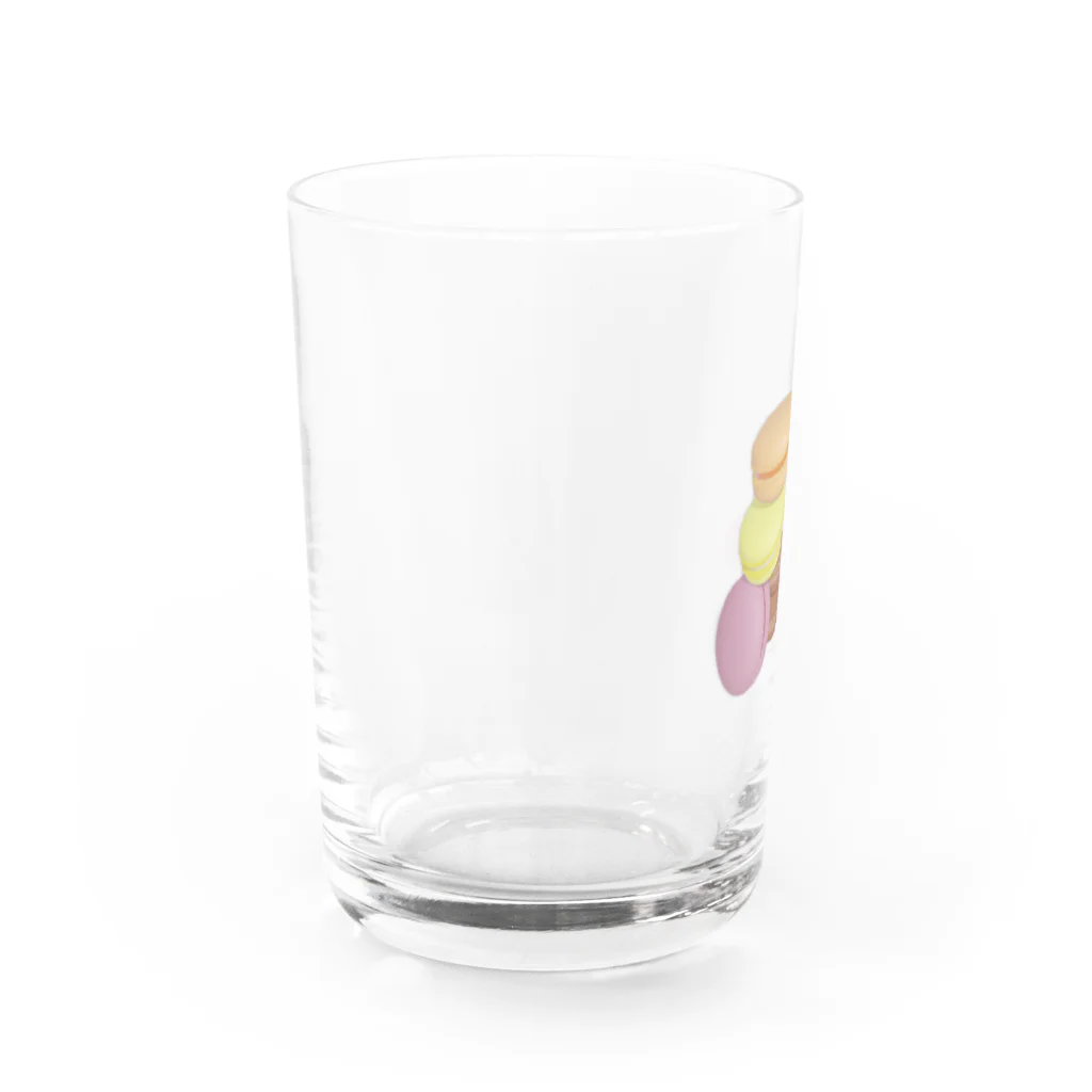 ひろかわ/とびだす雑貨屋さんのマカロンタワー Water Glass :left