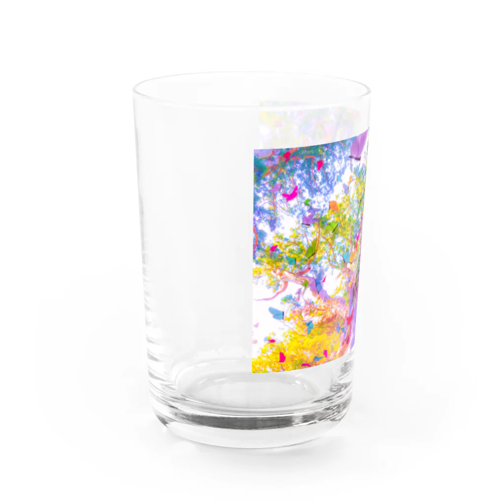 NEON LIGHT STARSのYOU are in wonderland*pink Water Glass :left