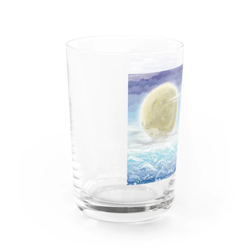 葵い空よりの竜出ずる狭間 Water Glass :left