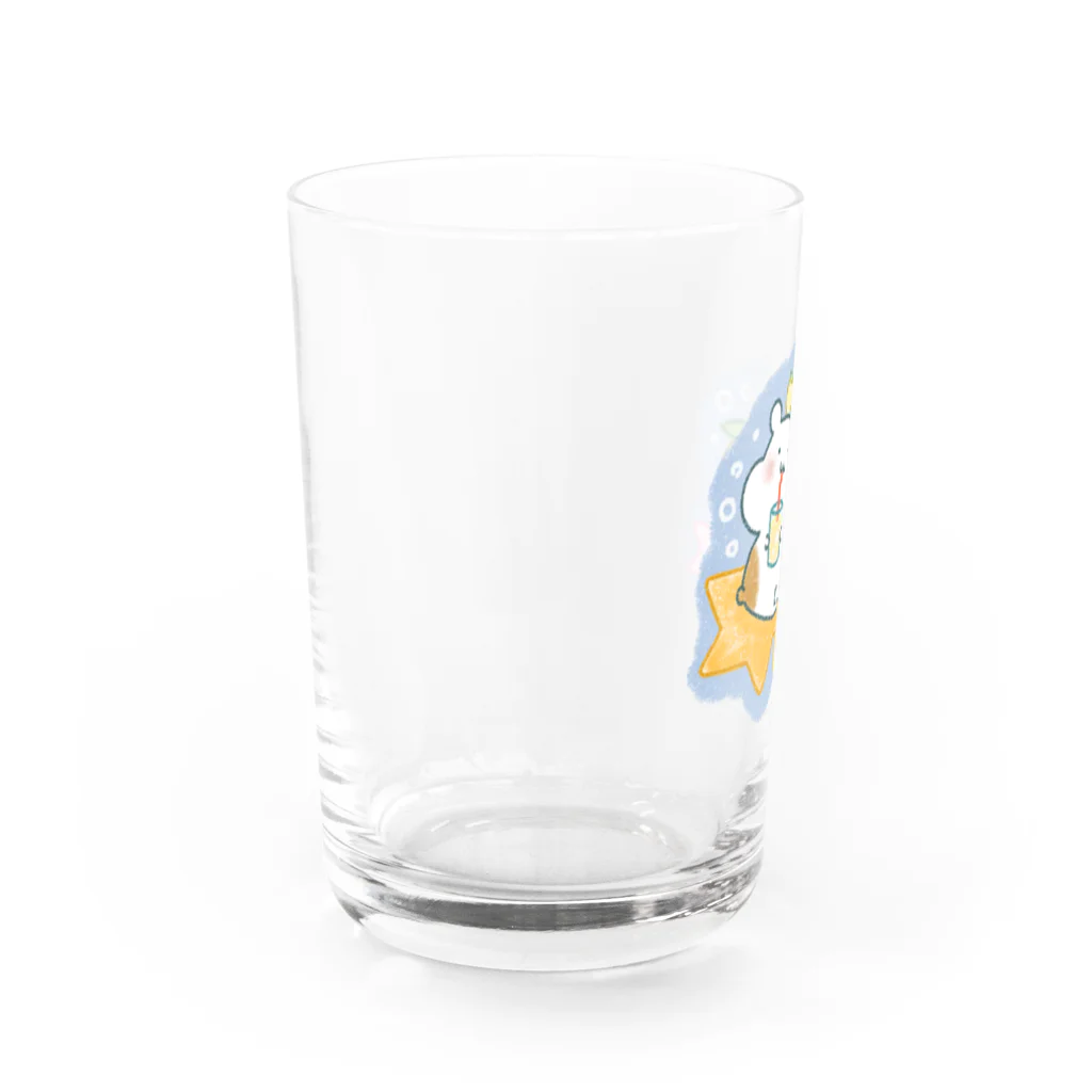 みやたに。工房のハムスターとゆずスカッシュ Water Glass :left