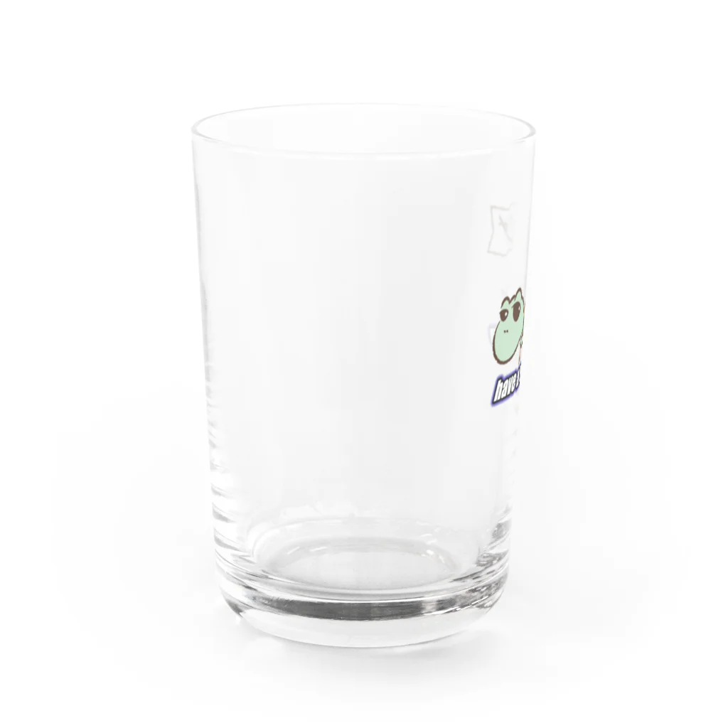 ネクストラベルの幸せを呼ぶウミガメ Water Glass :left