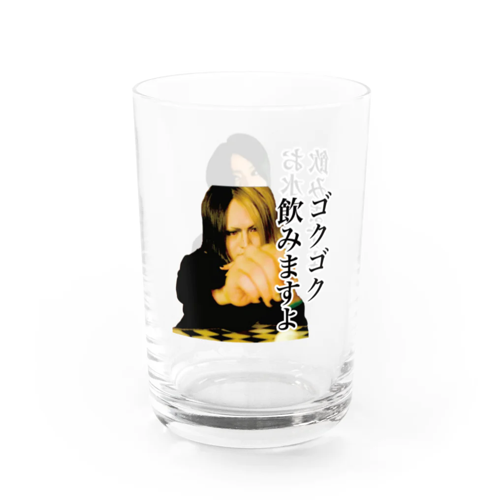 色々な十字架の耽美なお店のお水を飲みますよゴクゴク飲みますよグラス Water Glass :left