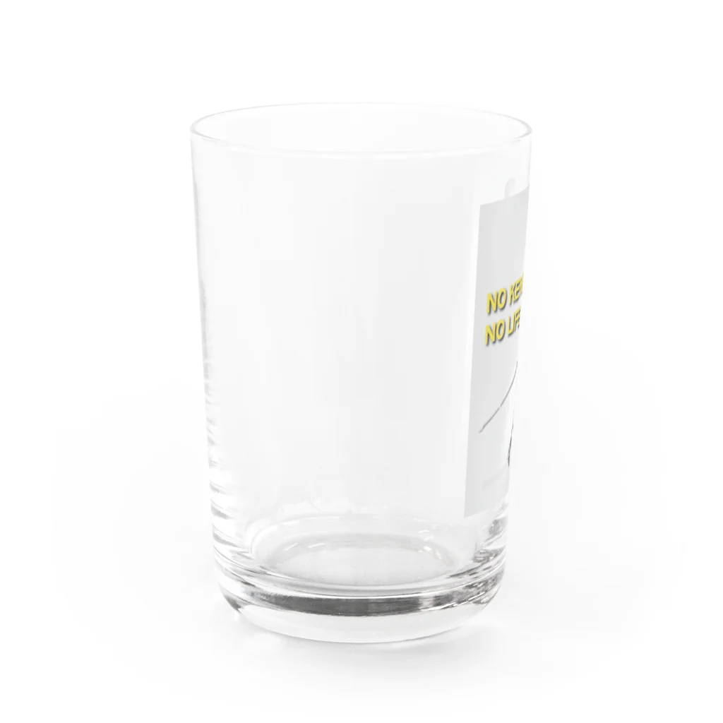 YANOのお店のNO KENDO，NO LIFE Water Glass :left