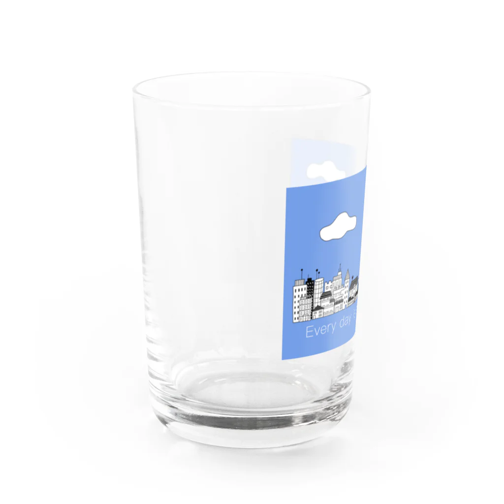 Cocokoの街並み Water Glass :left