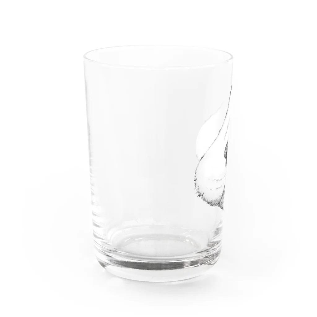 segasworksのニンニク（ハチワレ猫の鼻まわり） Water Glass :left