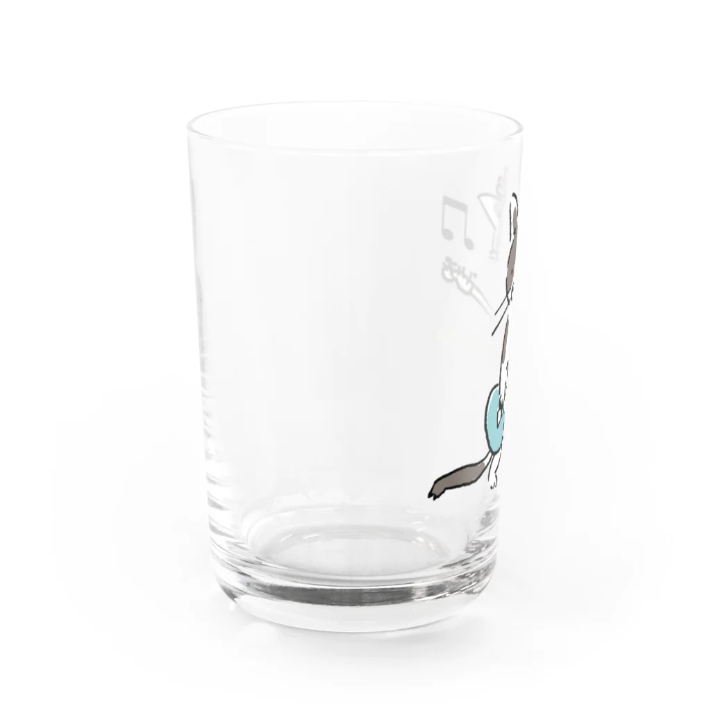 ビューン ワークスのミケ猫　フーニャ　ギタリスト Water Glass :left