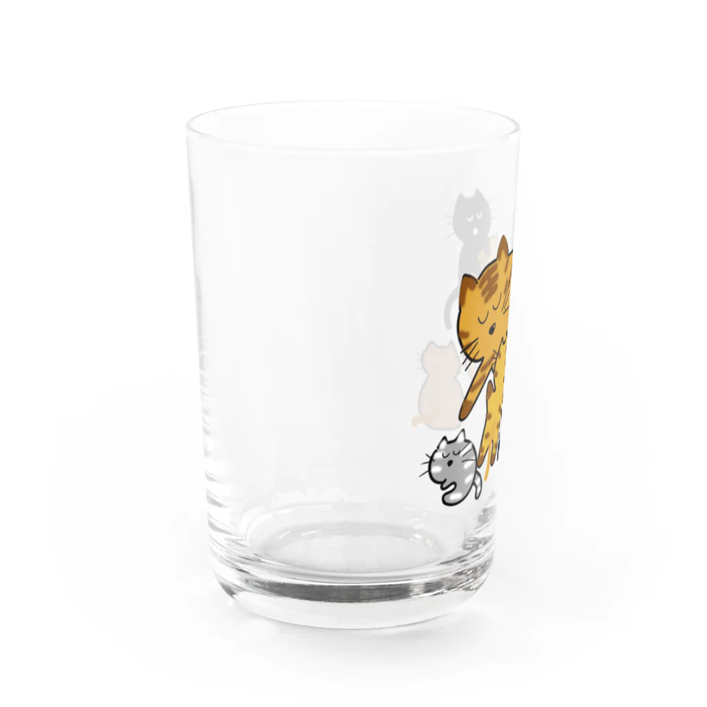 それいゆの（新）仲良し親子シリーズ(猫さん) Water Glass :left