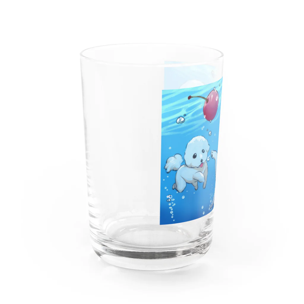 こた山のスメルズ・ライク・ドッグ・クリームソーダ Water Glass :left